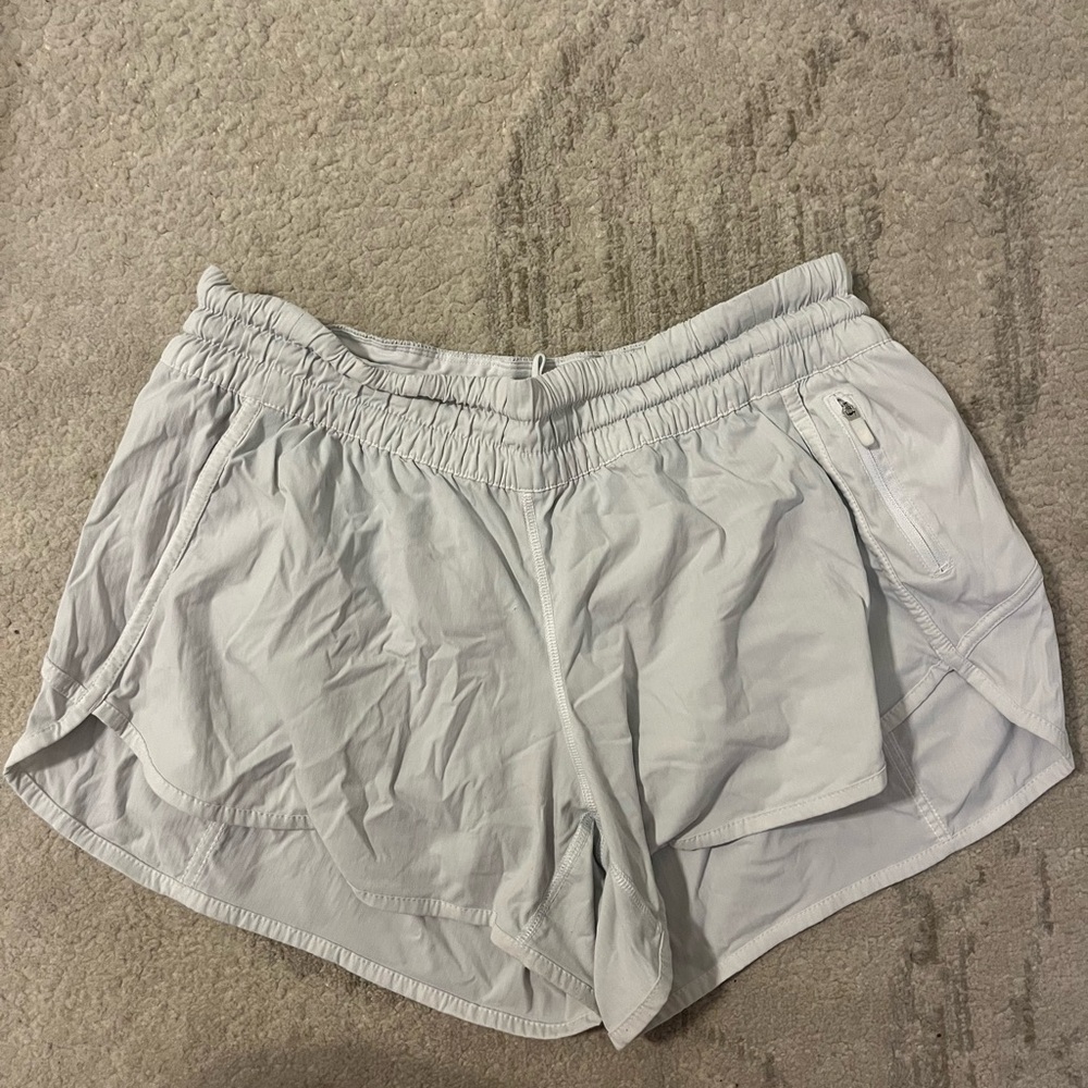 lululemon athletica Light Gray Athletic Shorts
